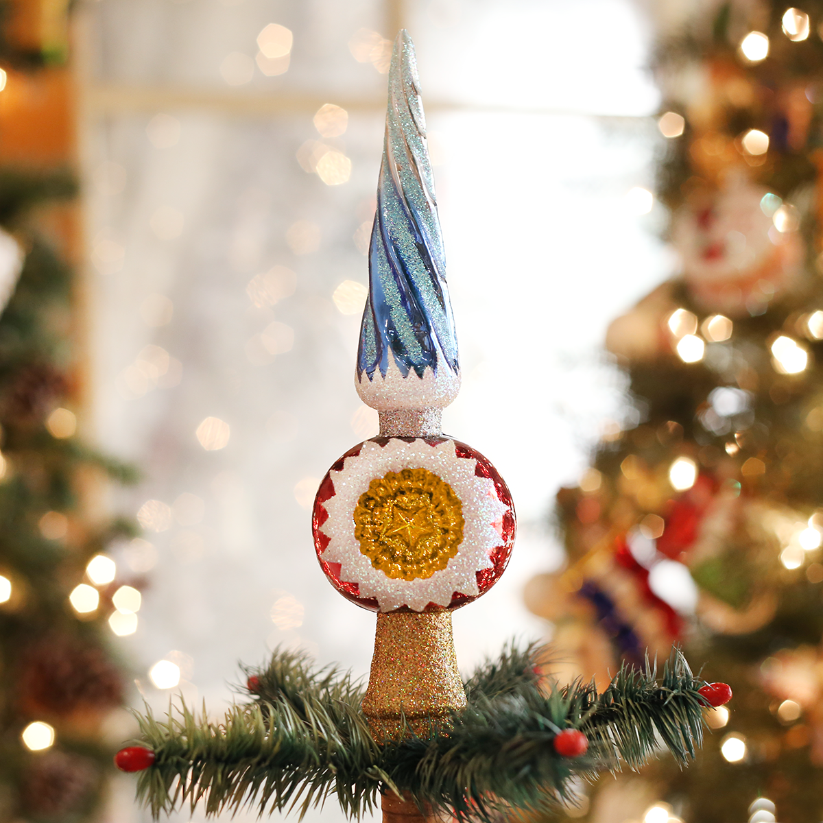 Christmas Tree Glass Finials