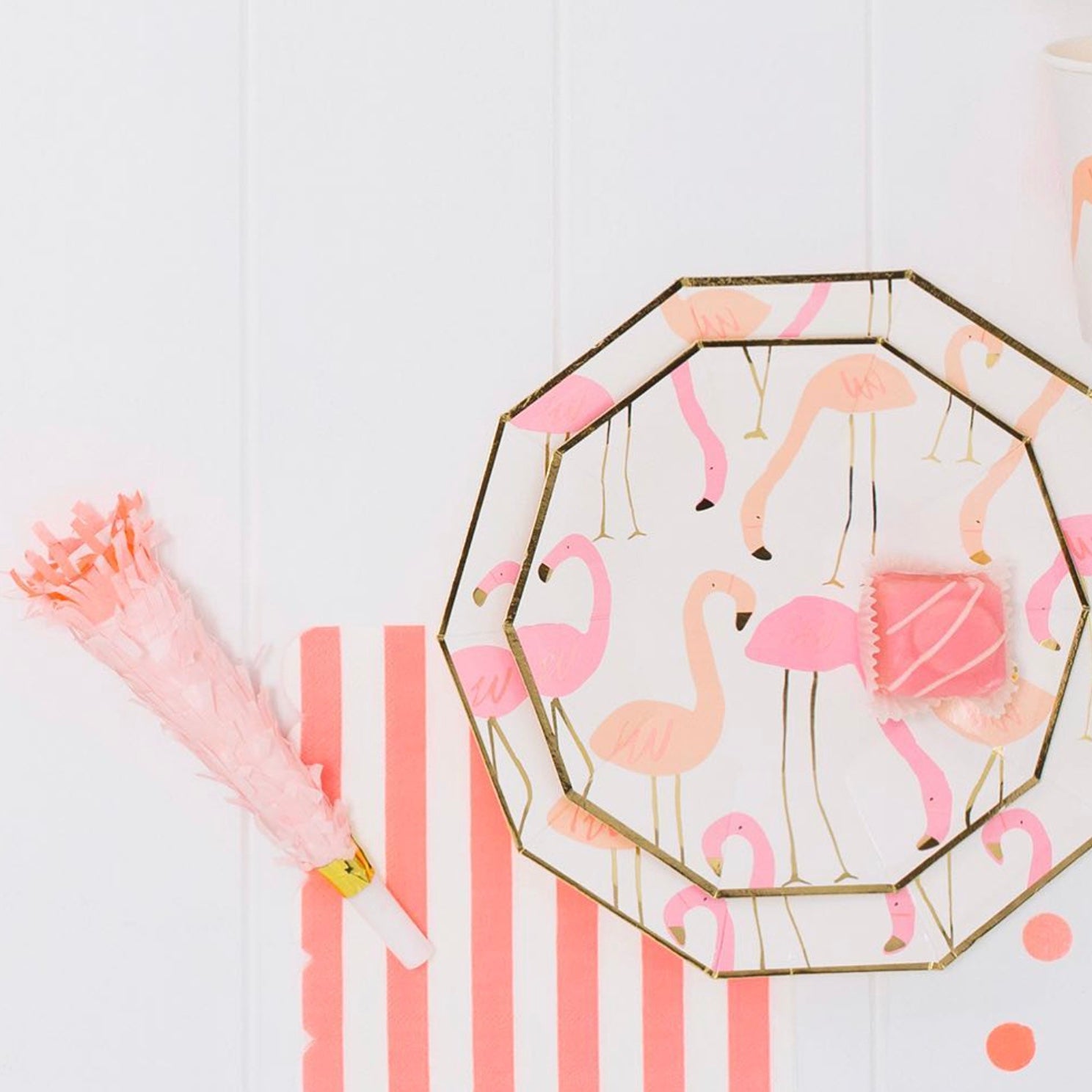 Coral Pink Flamingo Party