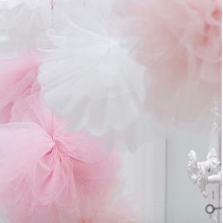 Tulle Pom Poms