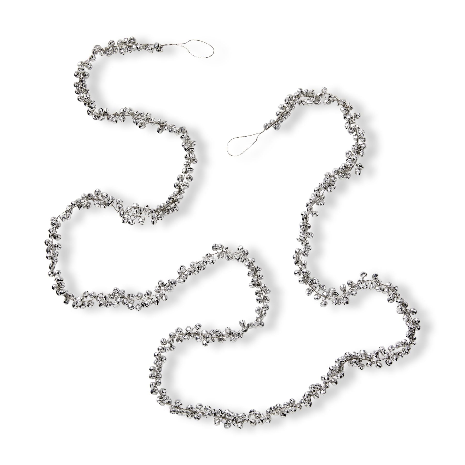 Jingle Bell Garland - Silver