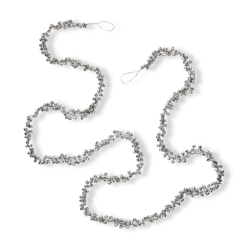 Jingle Bell Garland - Silver