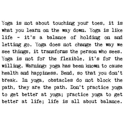 Yoga Inspiring Greeting Card with Lotus Flower