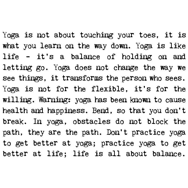 Yoga Inspiring Greeting Card with Lotus Flower