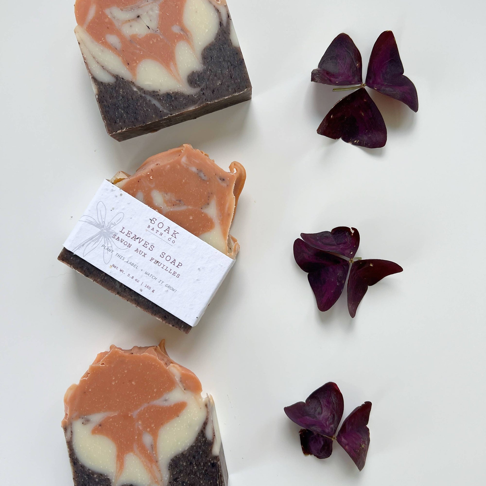 Soak Bath Co. Leaves Soap Bar