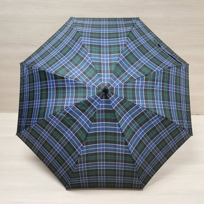 Tartan Stick Umbrella Green