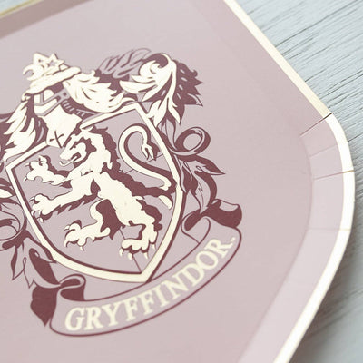 Bonjour Fête Harry Potter Gold House Pride Paper Plates - Small