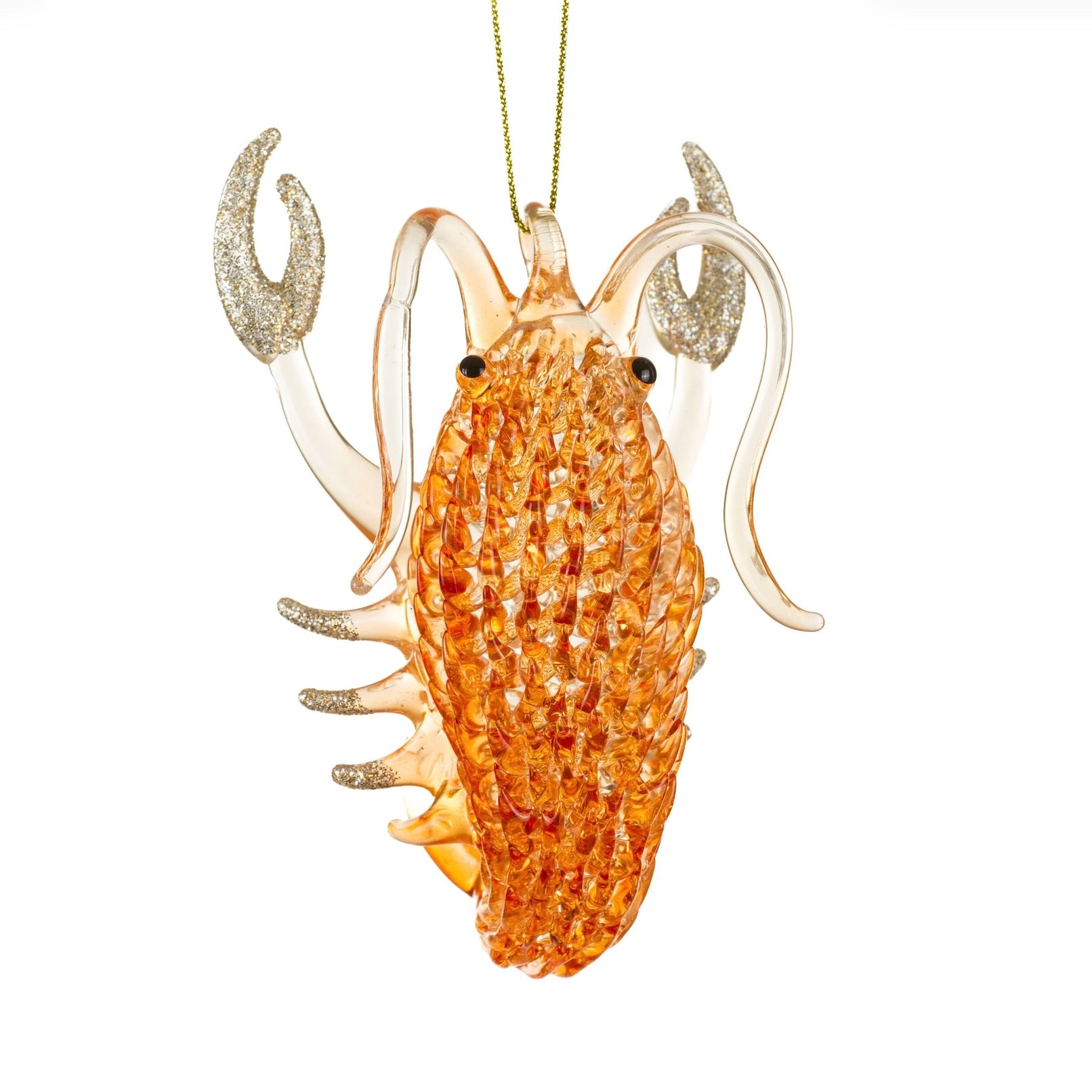 Orange Crayfish Ornament