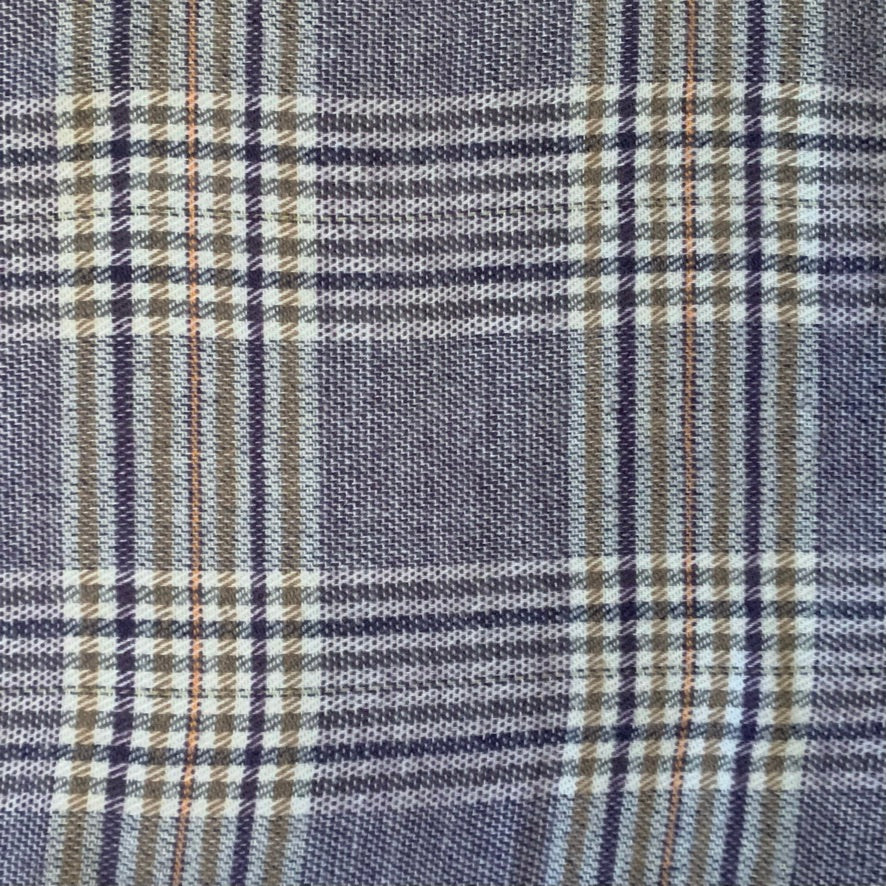Plaid Cashmere Blend Men's Scarf