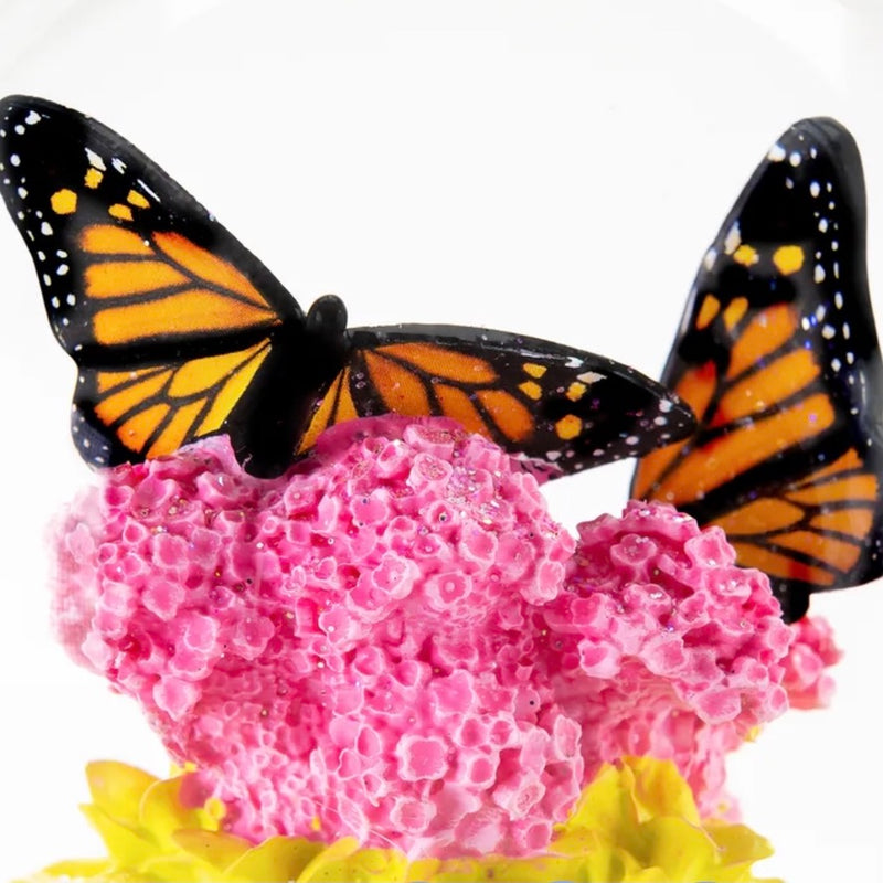 CoolSnowGlobes - Monarch with Milkweed | Putti Christmas Celebrations
