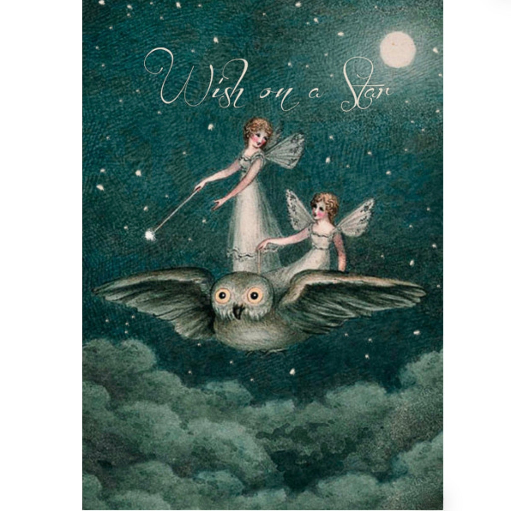 Midnight Wish Greeting Card