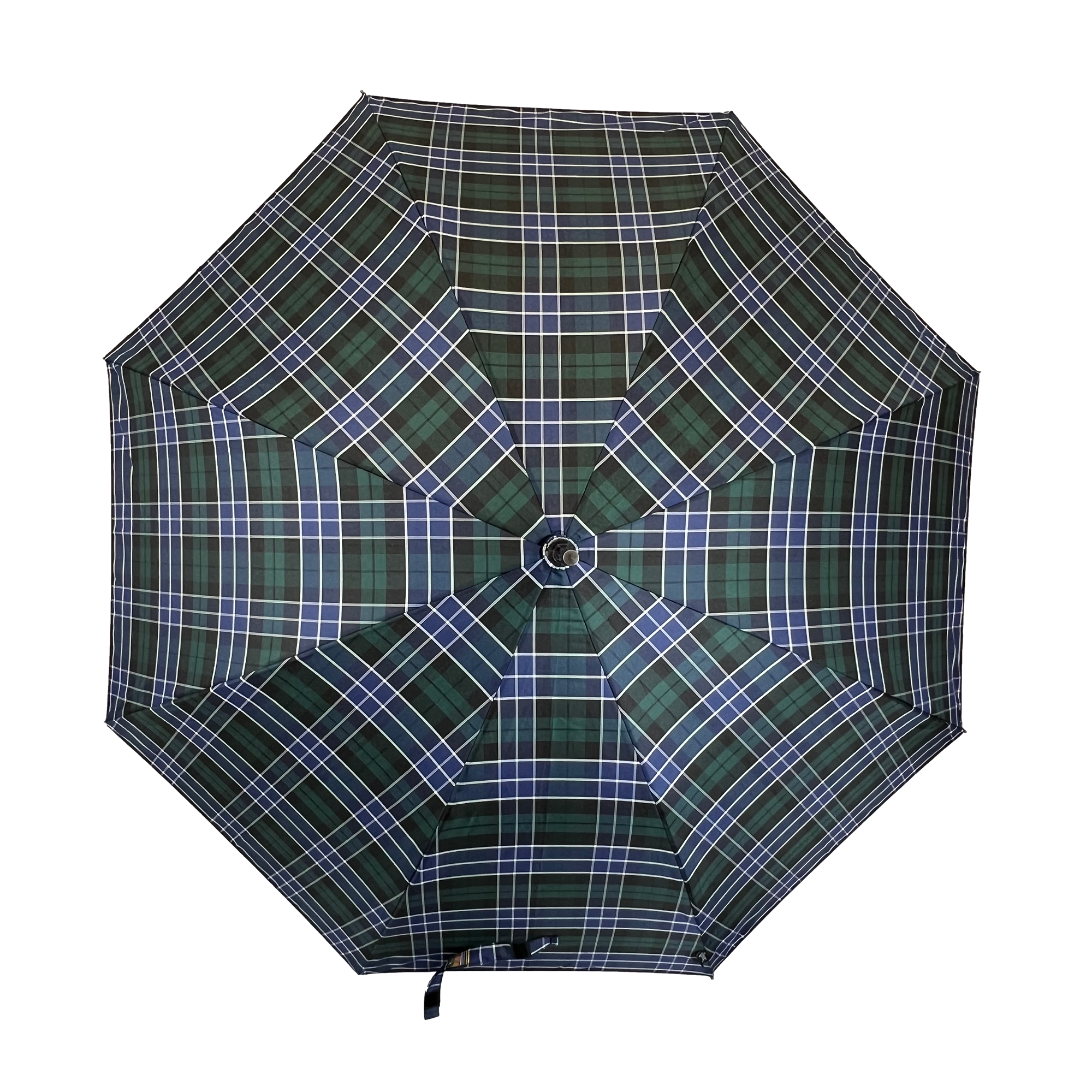 Tartan Stick Umbrella Green