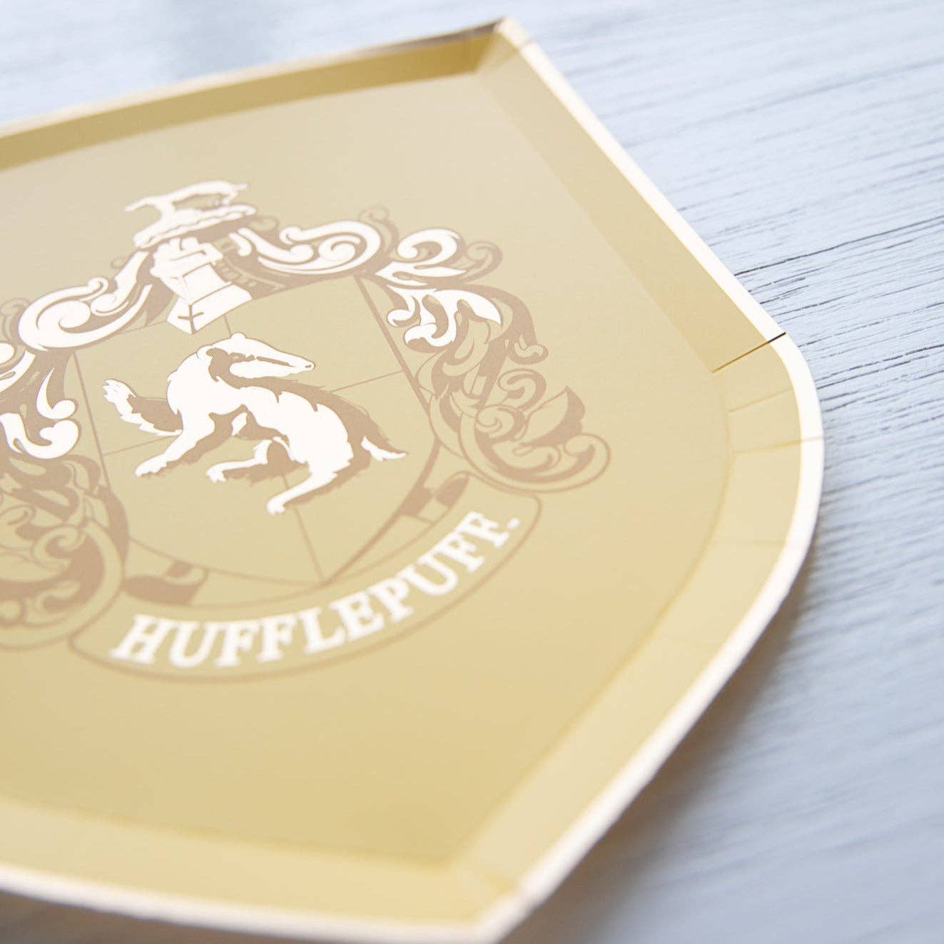 Bonjour Fête Harry Potter Gold House Pride Paper Plates - Small