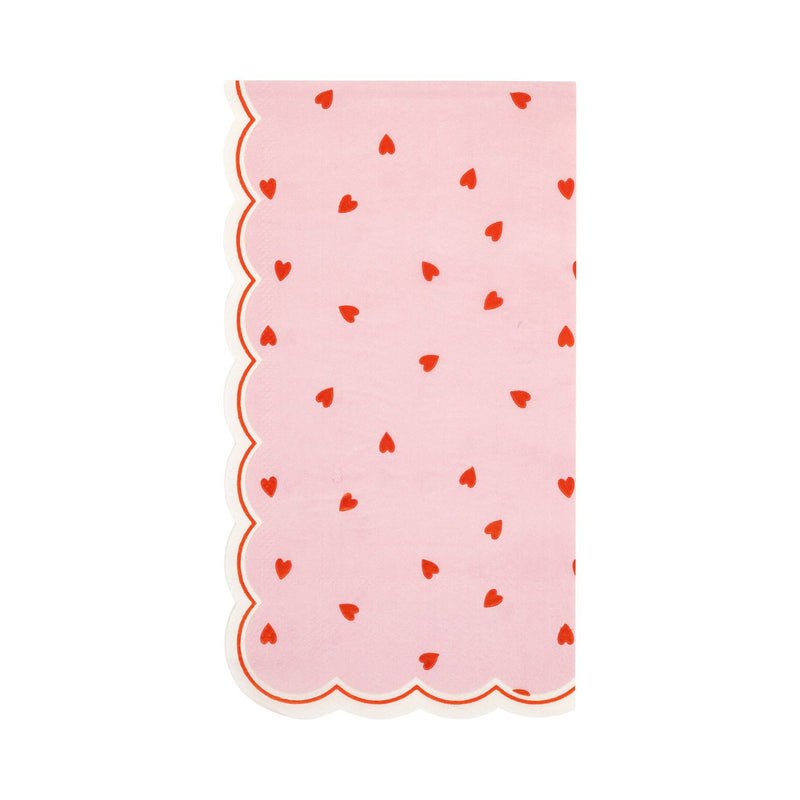 Scattered Hearts Dinner Napkin - Putti Fine Furnishings