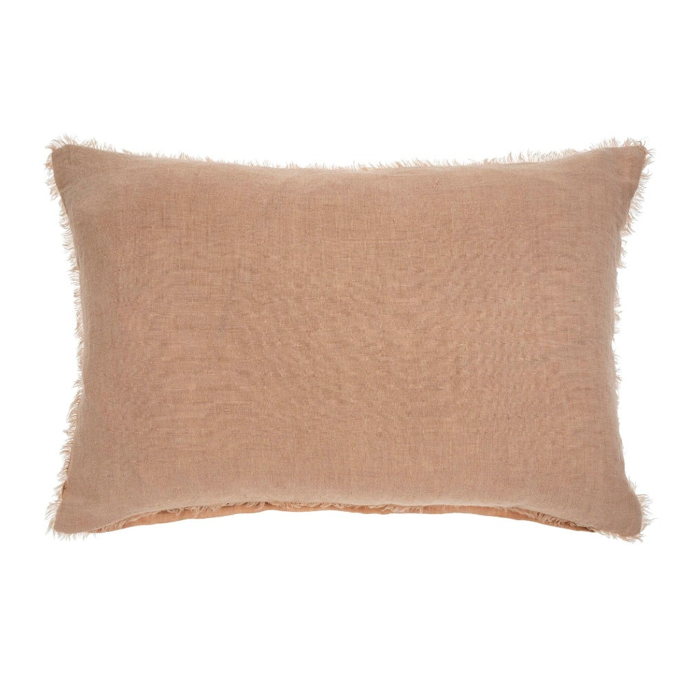 Lina Linen Pillow Peony | Putti Fine Furnishings