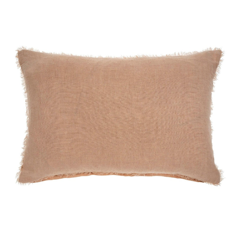 Lina Linen Pillow Peony | Putti Fine Furnishings 