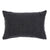 Lina Linen Smal Rectangular Pillow - Charcoal | Putti Fine Furnishings 