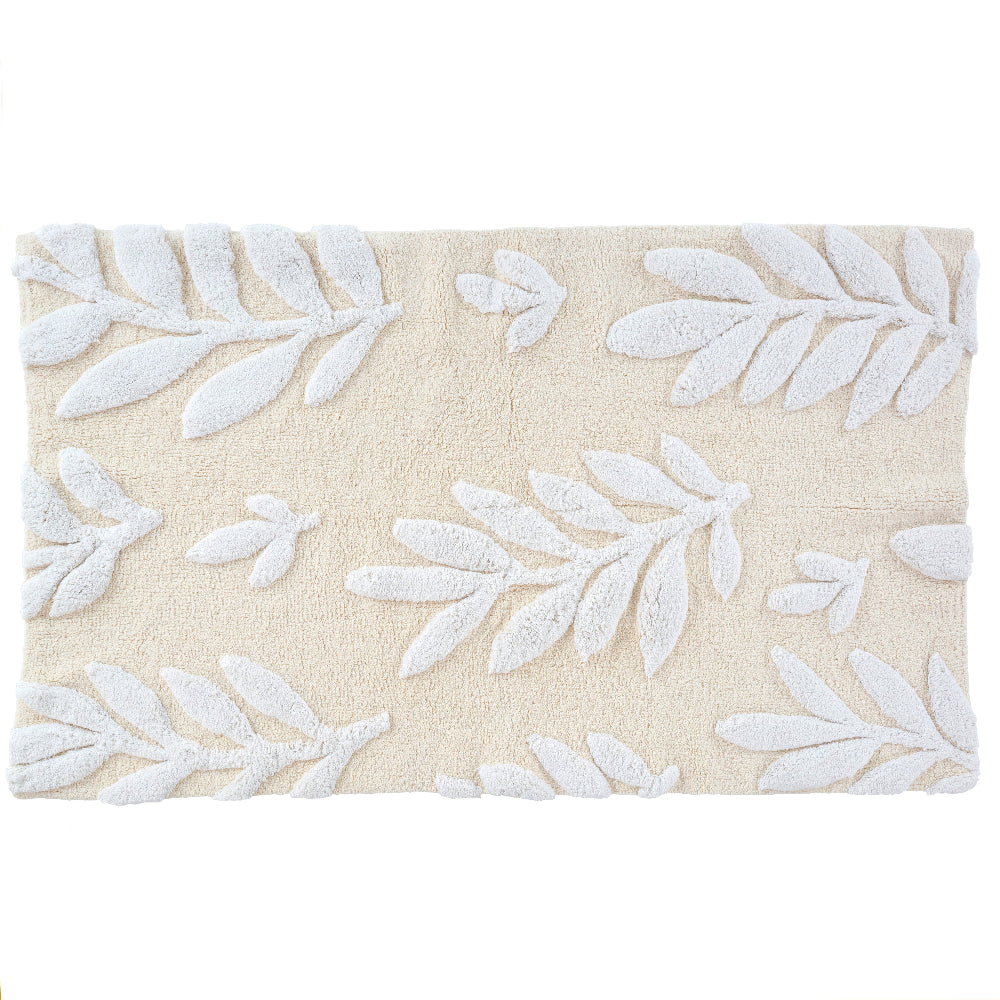 Fern Fronds Double Wide Bath Mat | Putti Fine Furnishings Canada