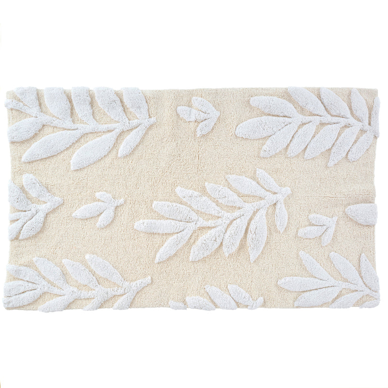 Fern Fronds Double Wide Bath Mat | Putti Fine Furnishings Canada