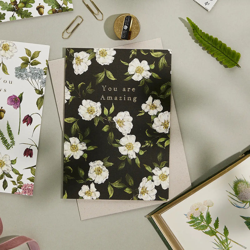 Cottage Garden "You Are Amazing" Greeting Card