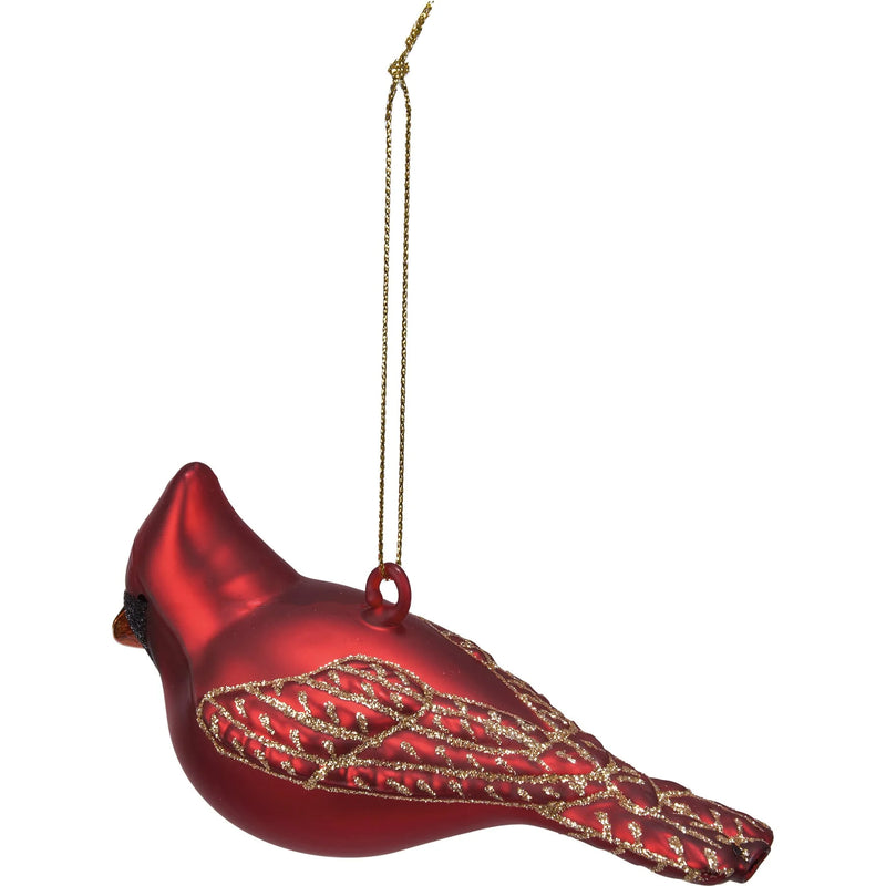 Cardinal Glass Ornament
