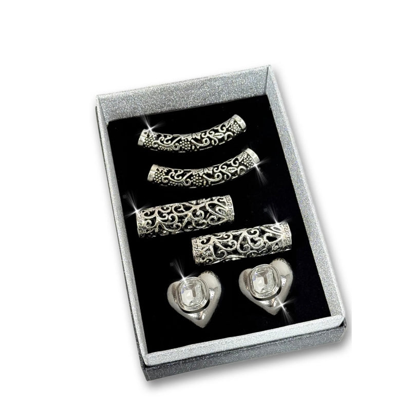 Jacquline Kent Laces Shoe Bling - Filagree Love Silver