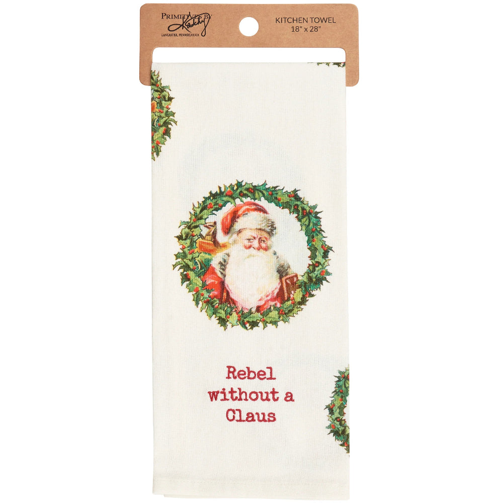 Rebel Without Kitchen Towel | Putti Christmas Decor