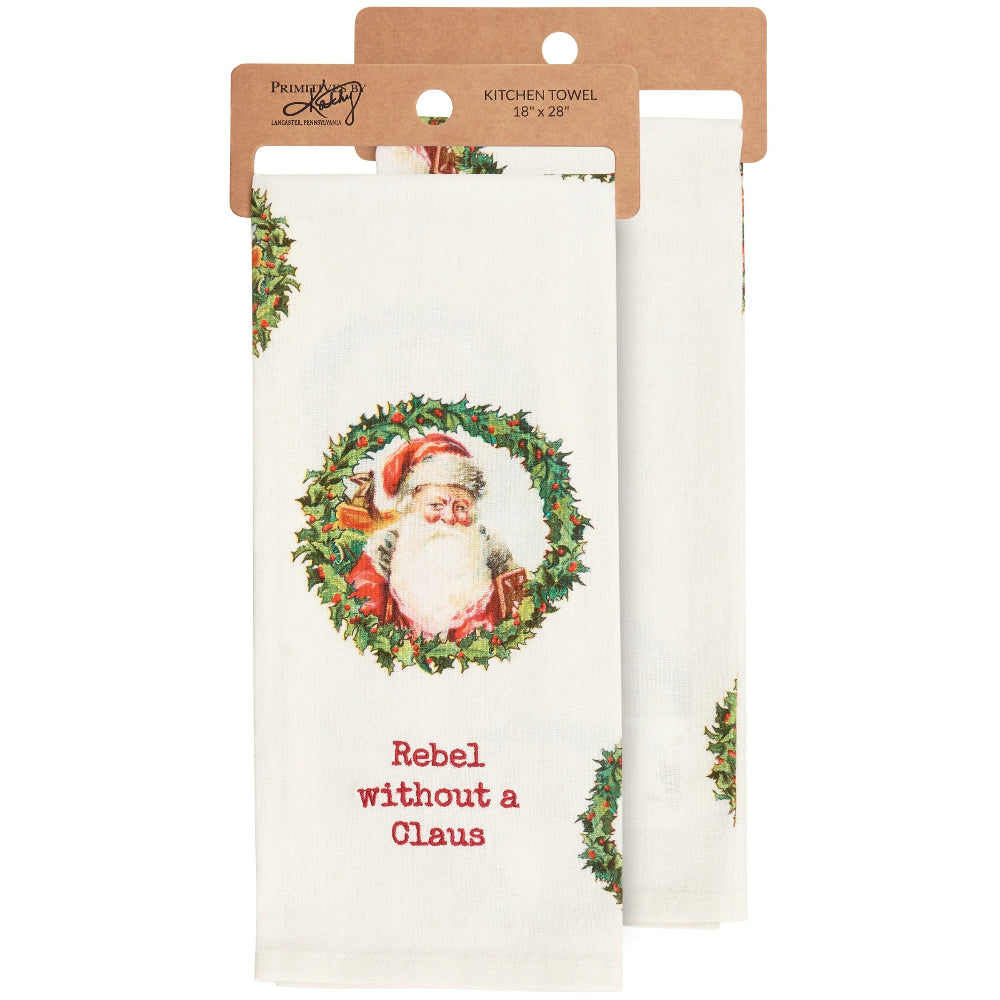 Rebel Without Kitchen Towel | Putti Christmas Decor
