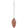 Snowy Pinecone Glass Ornament | Putti Christmas Celebrations