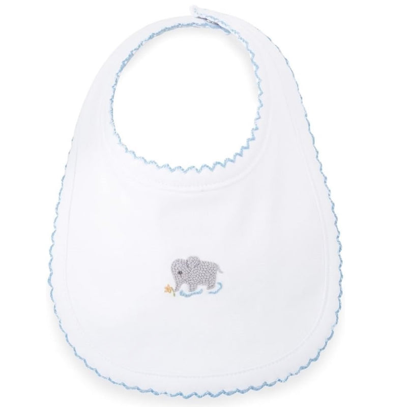 Mud Pie - French Knot Elephant Baby Bib