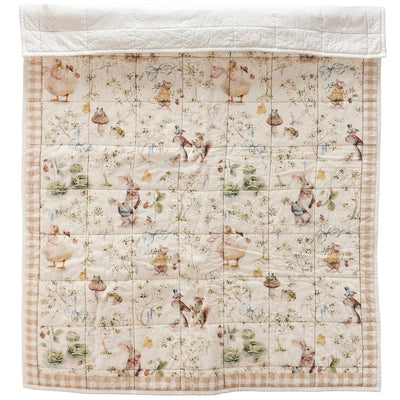 Garden Friends Baby Quilt | Le Petite Putti