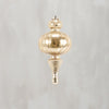 Silver Vintage Style Glass Finial Christmas Ornament