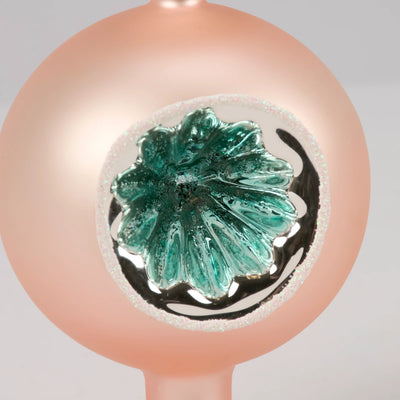 Blush Pink Glass Finial Tree Topper