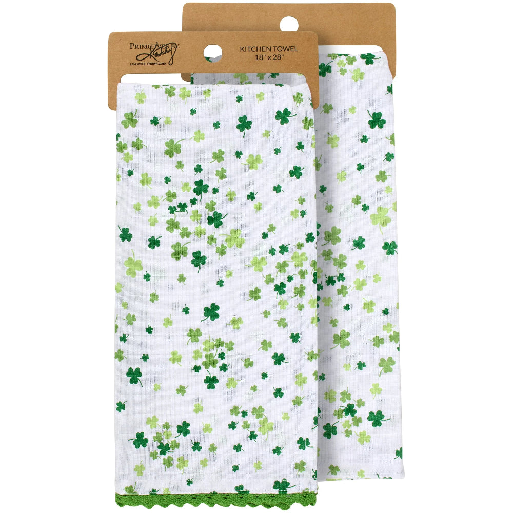Mini Shamrocks Kitchen Towel | Putti Fine Furnishings