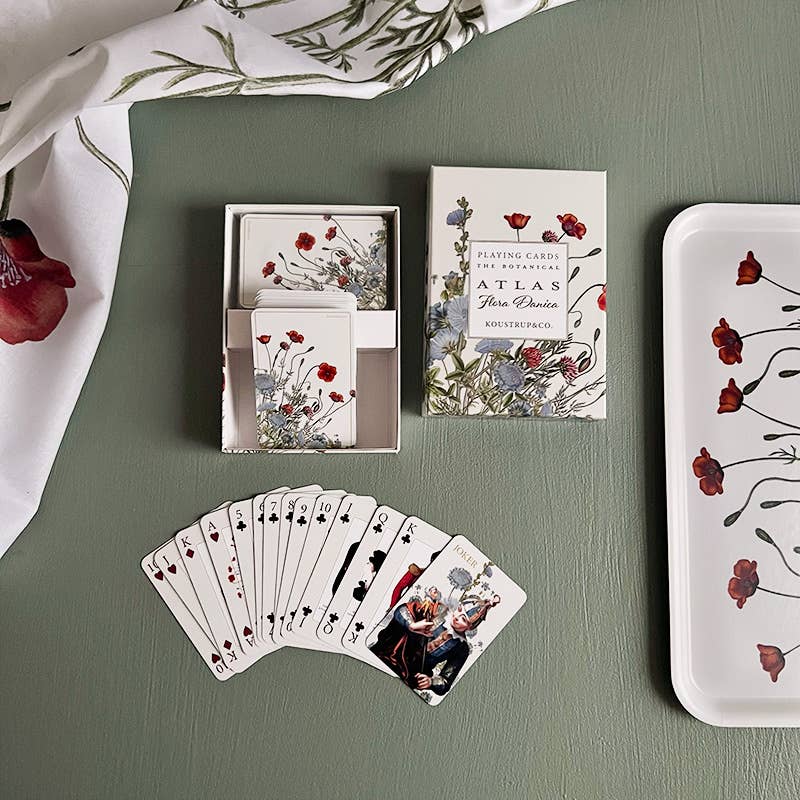 The Flora Danica Atlas Playing Cards