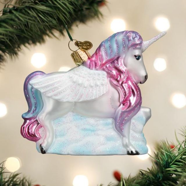 Old World Christmas Alicorn Ornament | Putti Christmas Decorations