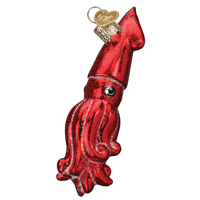 Old World Christmas Red Squid Ornament  | Putti Christmas Decorations