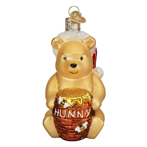 Old World Christmas Winnie the Pooh Glass Ornament