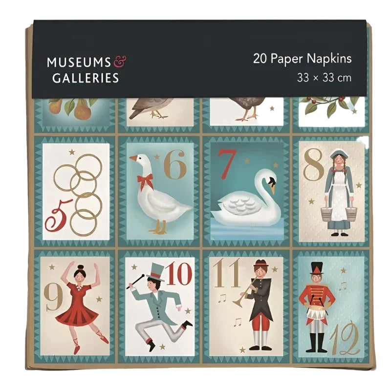 12 Days of Christmas Napkins | Putti Christmas Entertaining