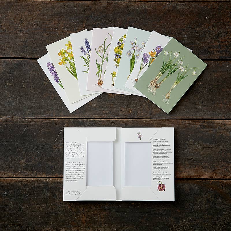 Spring Flowers Note Cards