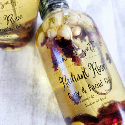 Body and Face Infused Almond Oil - Rose