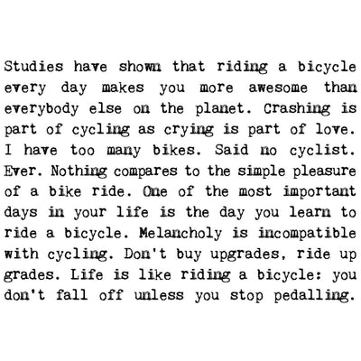 Super Cyclist Card For Bike Riders