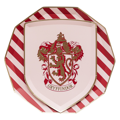 Bonjour Fête Harry Potter Gold House Pride Paper Plates - Small