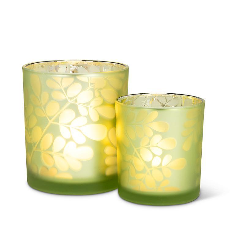 Small Frosted Branch Tealight