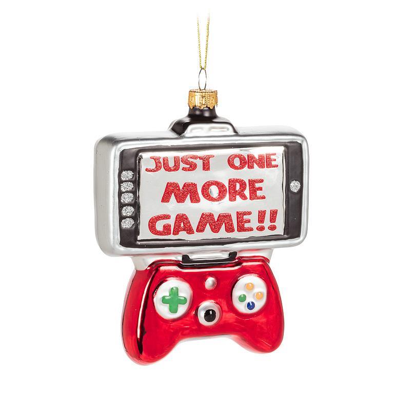 "One More Game" Gamer Ornament