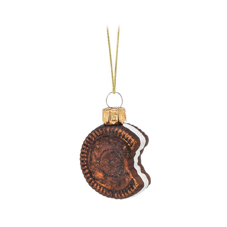 Sandwich Cookie Glass Ornament | Putti Christmas Celebrations Canada