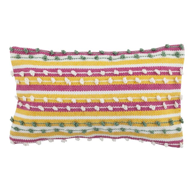 Spring Striped Rectangular Indoor/Outdoor Pillow | Putti Fine Furnishings 