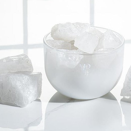 Clear Quartz Crystal Fragrance Bowl | Putti Fine Furnishings 