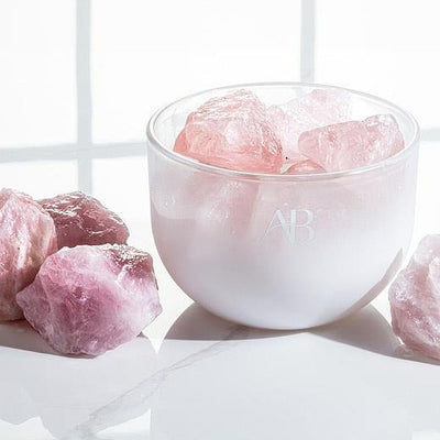 Rose Quartz Crystal Fragrance Bowl | Putti Fine Furnishings