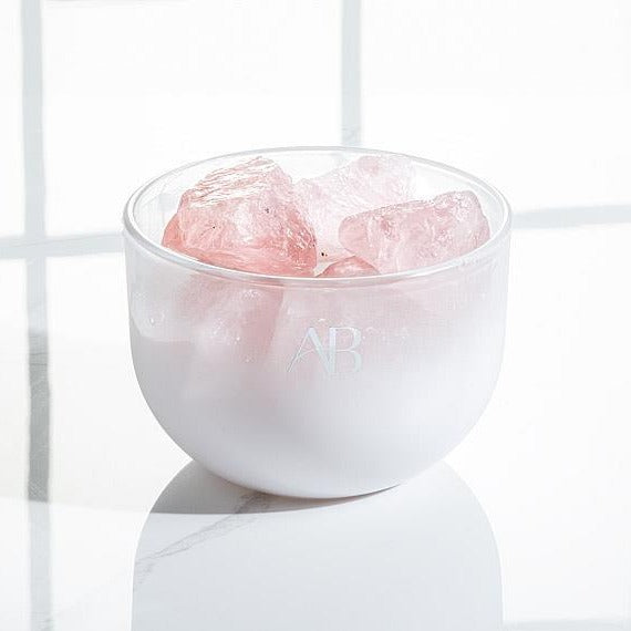 Rose Quartz Crystal Fragrance Bowl | Putti Fine Furnishings