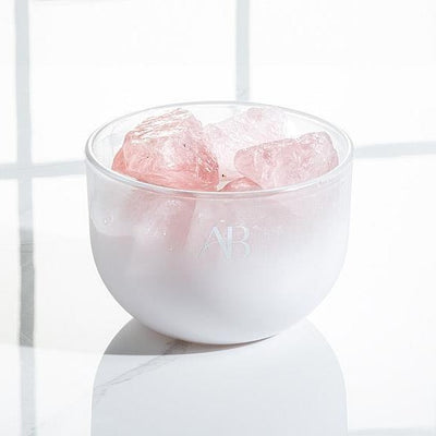 Rose Quartz Crystal Fragrance Bowl | Putti Fine Furnishings